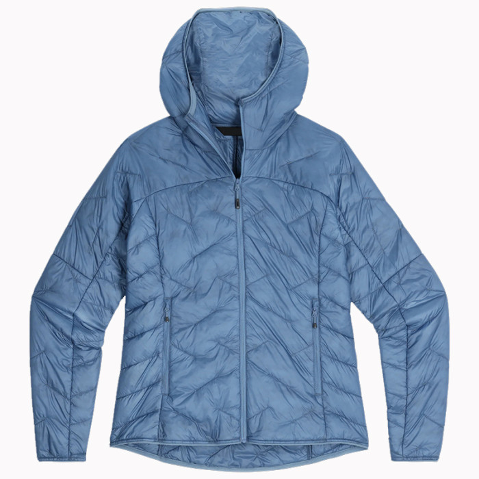 Custom Women's Twill Quilted Hooded Lightweight Down Jacket Manufacturers | Ginwen