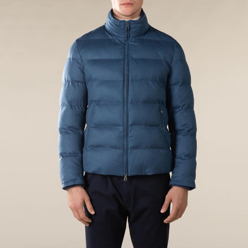 Tailored Men's Stand Collar Matte Puffy Jacket Manufacturers | Ginwen