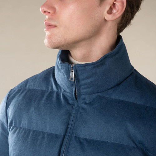 Tailored Men's Stand Collar Matte Puffy Jacket Manufacturers | Ginwen