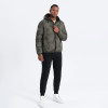 Custom Men's Camouflage Print Hooded Puffer Jacket Manufacturers | Ginwen
