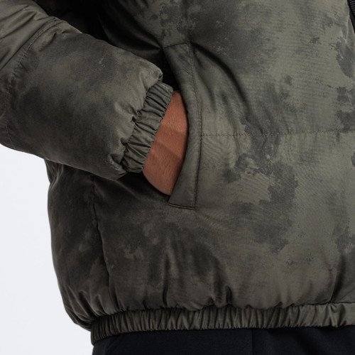 Custom Men's Camouflage Print Hooded Puffy Jacket Manufacturers | Ginwen