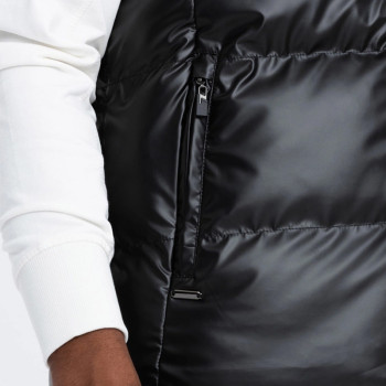 Custom men's winter outdoor smooth puffer vest Manufacturer | Ginwen