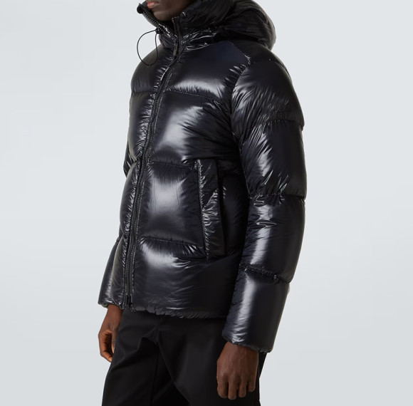 Custom Streetwear Glossy Hooded Puffer Jacket Manufacturer | Ginwen