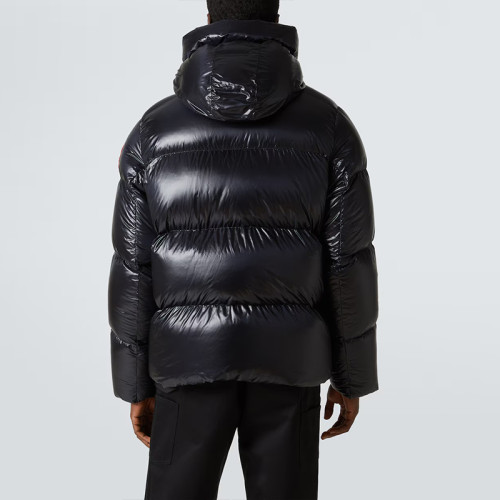 Custom Streetwear Glossy Hooded Puffer Jacket Manufacturer | Ginwen