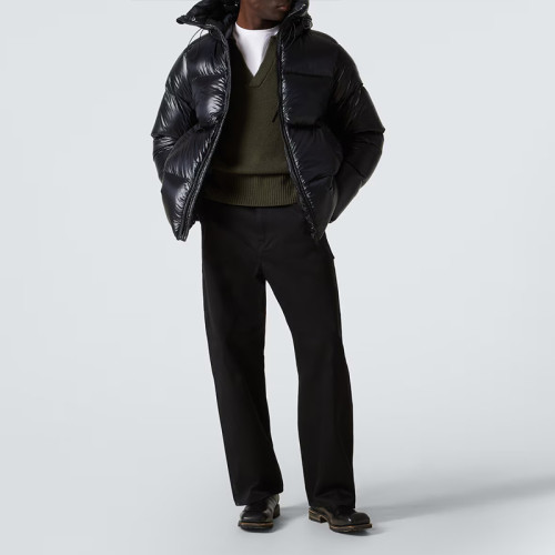 Custom Streetwear Glossy Hooded Puffer Jacket Manufacturer | Ginwen
