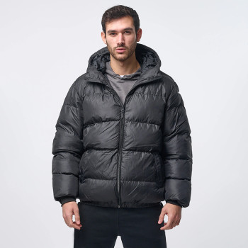 Custom winter warm matte hooded high puffer jacket Manufacturer | Ginwen