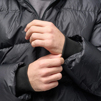 Custom winter warm matte hooded high puffer jacket Manufacturer | Ginwen