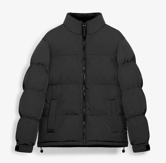 Custom Men’s Winter Warm Black Puffer Jacket Manufacturer | Ginwen