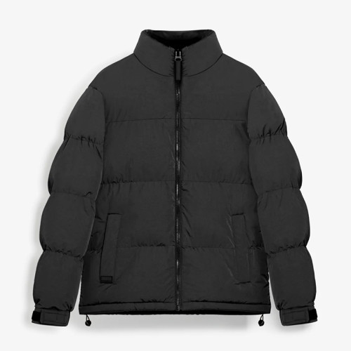 Custom Men’s Winter Warm Black Puffer Jacket Manufacturer | Ginwen