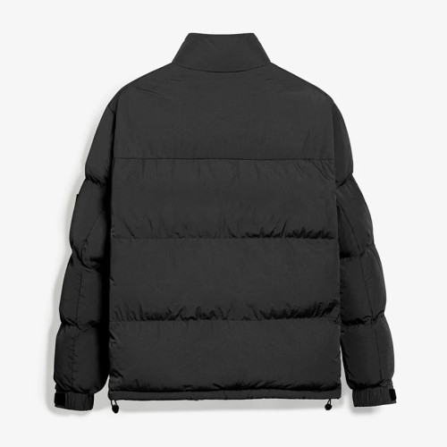 Custom Men’s Winter Warm Black Puffer Jacket Manufacturer | Ginwen