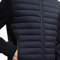 Custom Men’s Lightweight Knit Panel Down Jacket Manufacturer | Ginwen