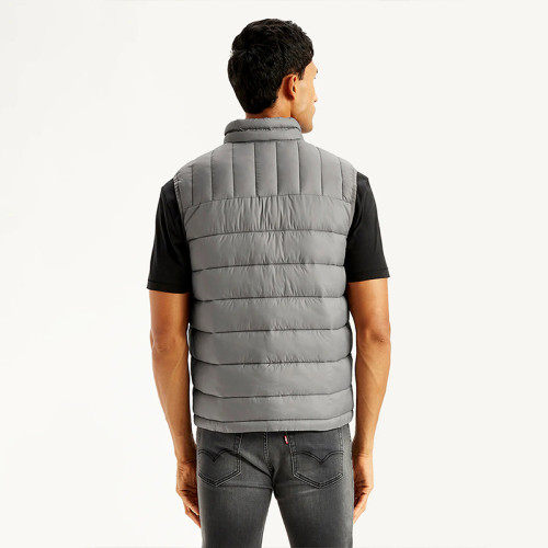 Custom Men’s Casual Lightweight Grey Down Vest Manufacturers | Ginwen