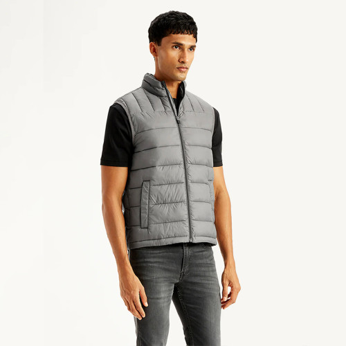 Custom Men’s Casual Lightweight Grey Down Vest Manufacturers | Ginwen
