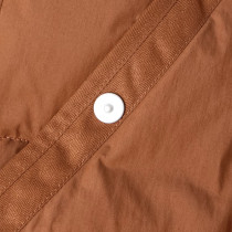 Custom Men Brown Quilted Warm Puffer Vest Manufacturer | Ginwen