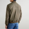 Custom Men Suede Bomber Jacket Manufacturer