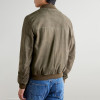 Custom Men Suede Bomber Jacket Manufacturer