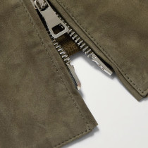 Custom Men Suede Bomber Jacket Manufacturer