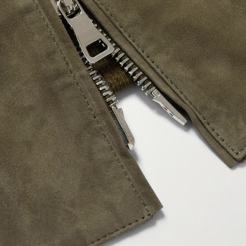 Custom Men Suede Bomber Jacket Manufacturer