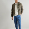 Custom Men Suede Bomber Jacket Manufacturer