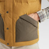Custom Men’s Lightweight Warm Colorblock Down Vest Supplier in China