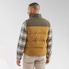 Custom Men’s Lightweight Warm Colorblock Down Vest Supplier in China