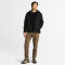Factory Wholesale Classic Men Black Hooded Windbreaker Jacket Manufacturer
