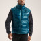 Factory Custom Men Teal Lightweight Puffer Vest Manufacturer