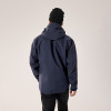 China Factory Men Dark Blue Seam-Sealed Waterproof Jacket Manufacturer