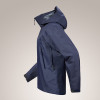 China Factory Men Dark Blue Seam-Sealed Waterproof Jacket Manufacturer