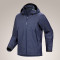 China Factory Men Dark Blue Seam-Sealed Waterproof Jacket Manufacturer