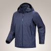 China Factory Men Dark Blue Seam-Sealed Waterproof Jacket Manufacturer