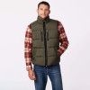 Custom Design Men Olive Green Down Vest Manufacturer