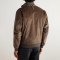 Custom Men Brown Corduroy Bomber Jacket Manufacturer