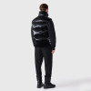 Factory OEM Custom Men's Black Shiny Puffer Vest Manufacturer