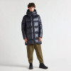 Custom Men Long High-Neck Hooded Puffer Jacket Manufacturer