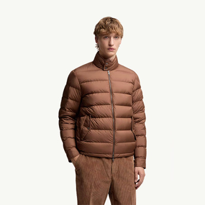 Factory Custom Men’s Brown Short Puffer Jacket Manufacturer
