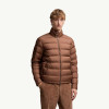 Factory Custom Men’s Brown Short Puffer Jacket Manufacturer