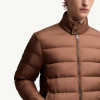 Factory Custom Men’s Brown Short Puffer Jacket Manufacturer