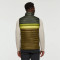 Factory Custom Olive Green Lightweight Color-Blocked Down Vest Manufacturer