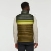 Factory Custom Olive Green Lightweight Color-Blocked Down Vest Manufacturer