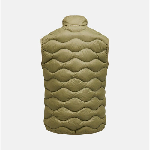 Designer Custom Men's Khaki Green Lightweight Down Vest Manufacturer
