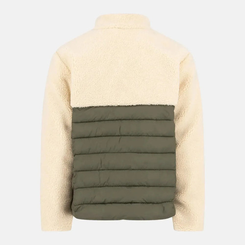 Custom Men Spliced Sherpa Down Jacket Manufacturer