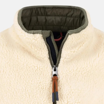 Custom Men Spliced Sherpa Down Jacket Manufacturer