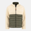Custom Men Spliced Sherpa Down Jacket Manufacturer
