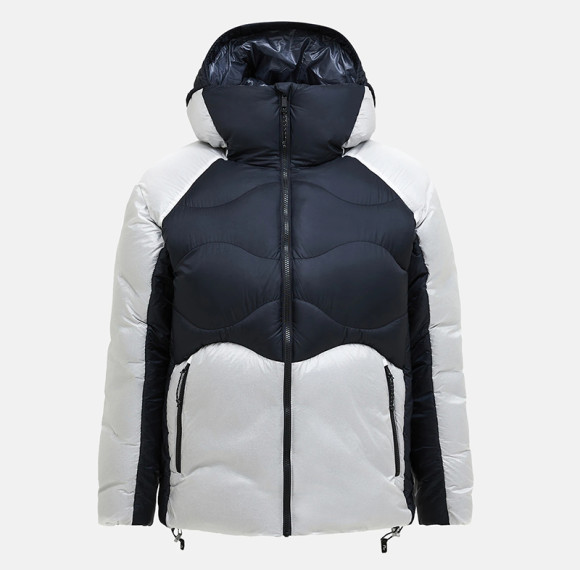 OEM Custom Men Two-Tone Hooded Down Jacket Manufacturer