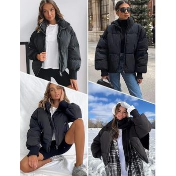 Custom Women's Short Puffer Jacket Manufacturer | Winter Warm Quilted Outerwear OEM ODM