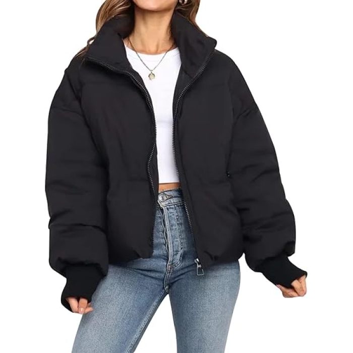 Custom Women's Short Puffer Jacket Manufacturer | Winter Warm Quilted Outerwear OEM ODM