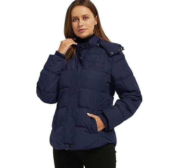 Custom Women's Winter Hooded Down Jacket Manufacturer | Private Label Puffer Jacket Supplier