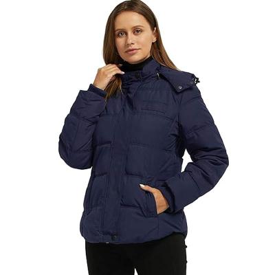 Custom Women's Winter Hooded Down Jacket Manufacturer | Private Label Puffer Jacket Supplier