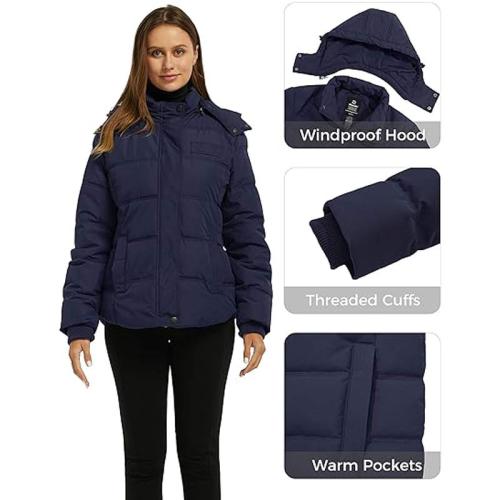 Custom Women's Winter Hooded Down Jacket Manufacturer | Private Label Puffer Jacket Supplier